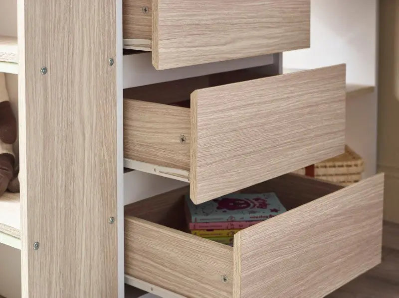 Ocean Highsleeper Pale Wood & White Luxepalace