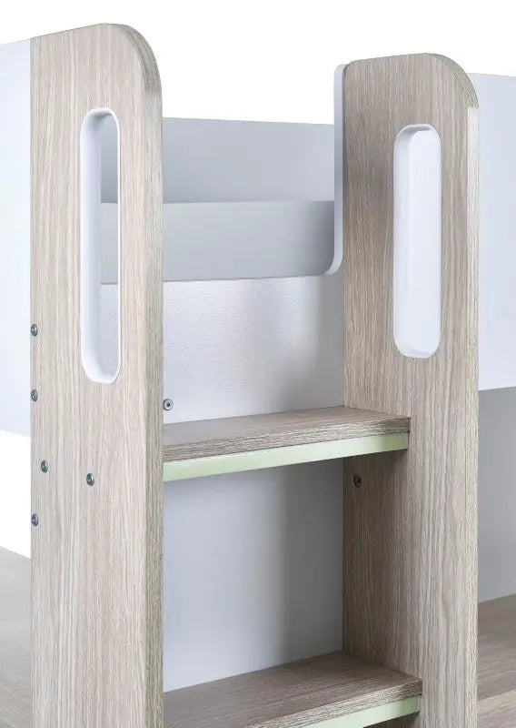 Ocean Highsleeper Pale Wood & White Luxepalace