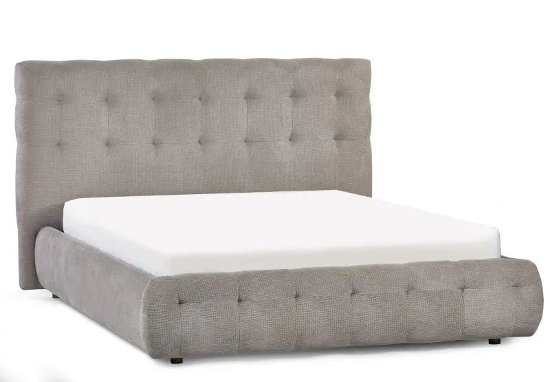 Odette Double Bed 135Cm - Light Taupe Luxepalace