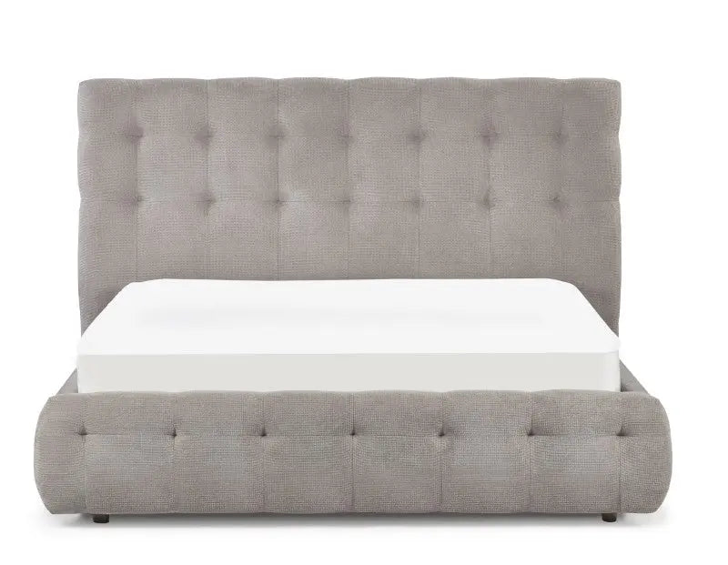 Odette Double Bed 135Cm - Light Taupe Luxepalace