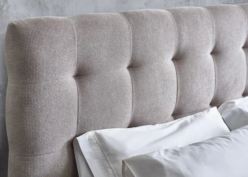 Odette Double Bed 135Cm - Light Taupe Luxepalace