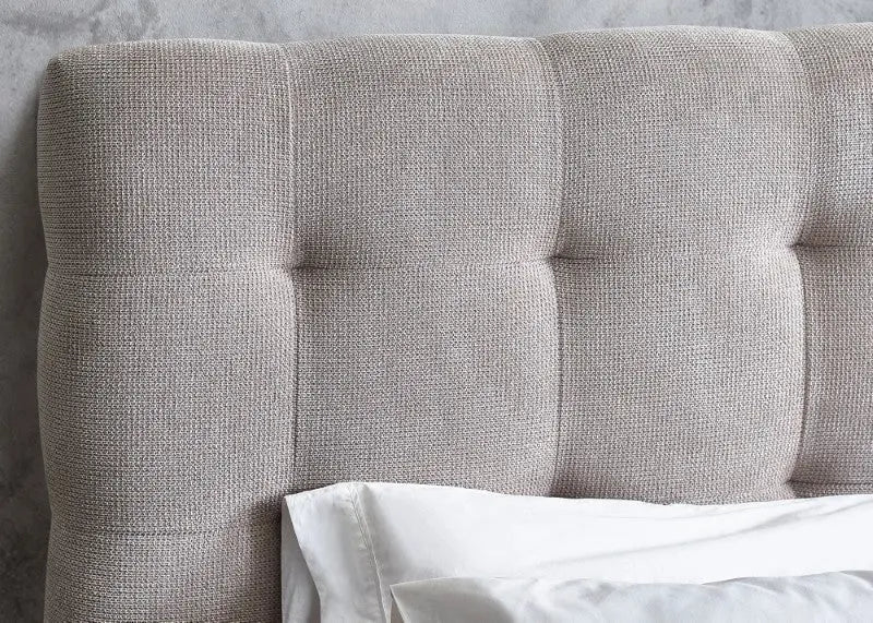 Odette Double Bed 135Cm - Light Taupe Luxepalace