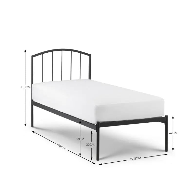 Onyx 90cm Single Bed Luxepalace