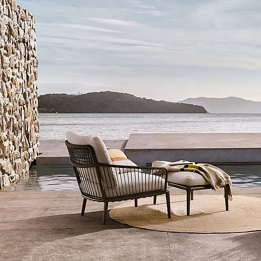 Orpheus Outdoor Lounge Chair Set, Rattan Luxepalace.co.uk