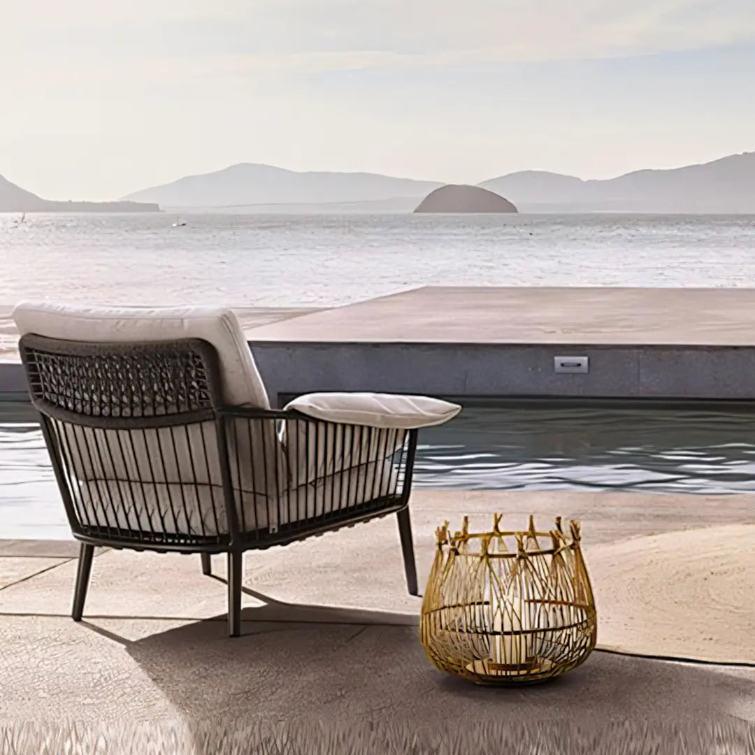Orpheus Outdoor Lounge Chair Set, Rattan Luxepalace.co.uk