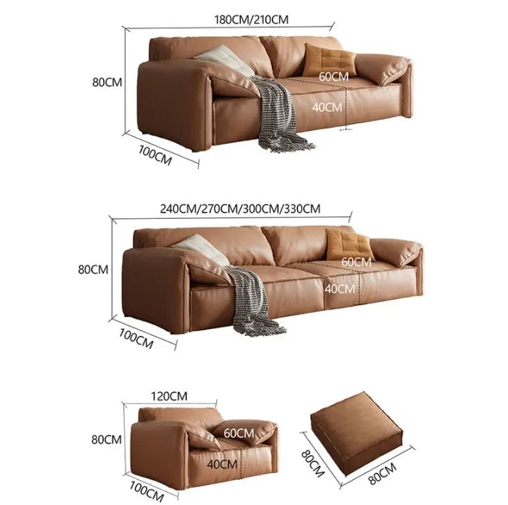 Otto L411 Three Seater, Four Seater, Modular Sofa, Leathaire Luxepalace.co.uk