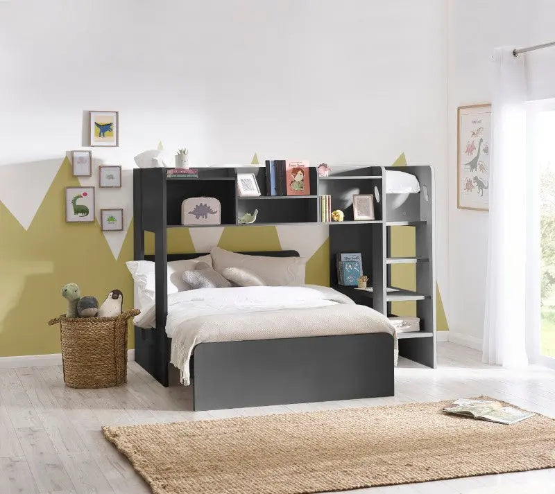 Owen Bunk Bed - Anthracite Luxepalace