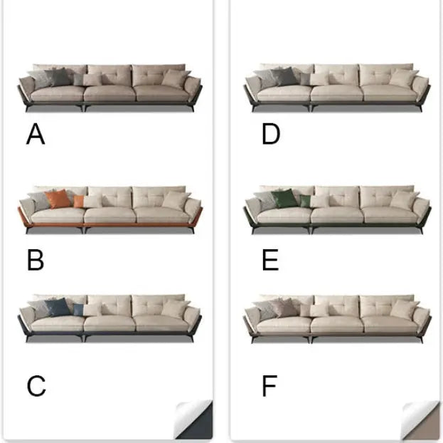 Ozzie Two Seater, Three Seater, Four Seater Sofa, Leathaire Luxepalace.co.uk