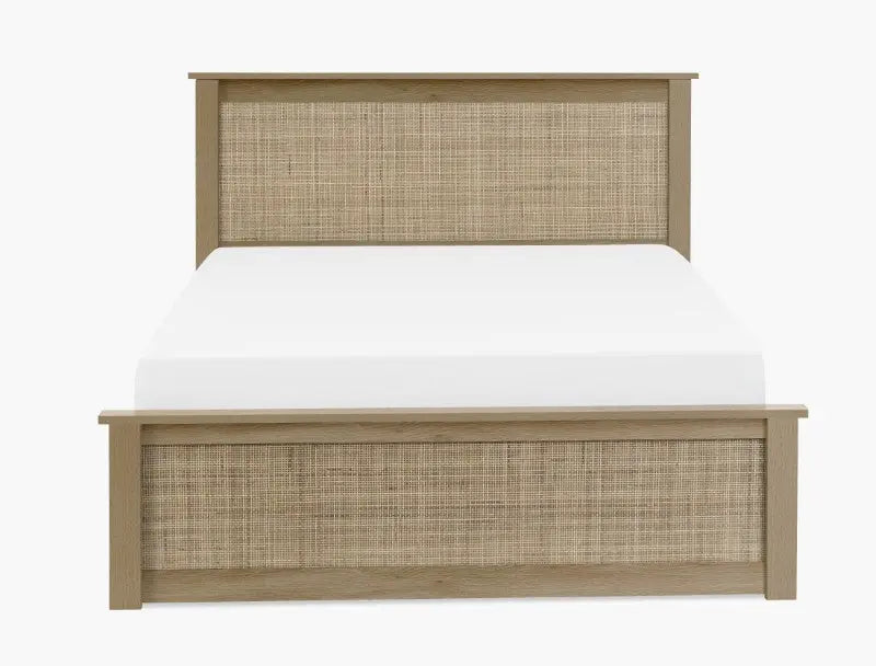 Padstow Ottoman 135Cm Double Bed - Oak Luxepalace
