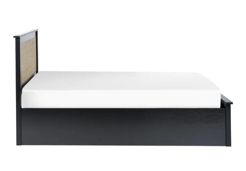 Padstow Ottoman 150Cm King Bed - Black Luxepalace
