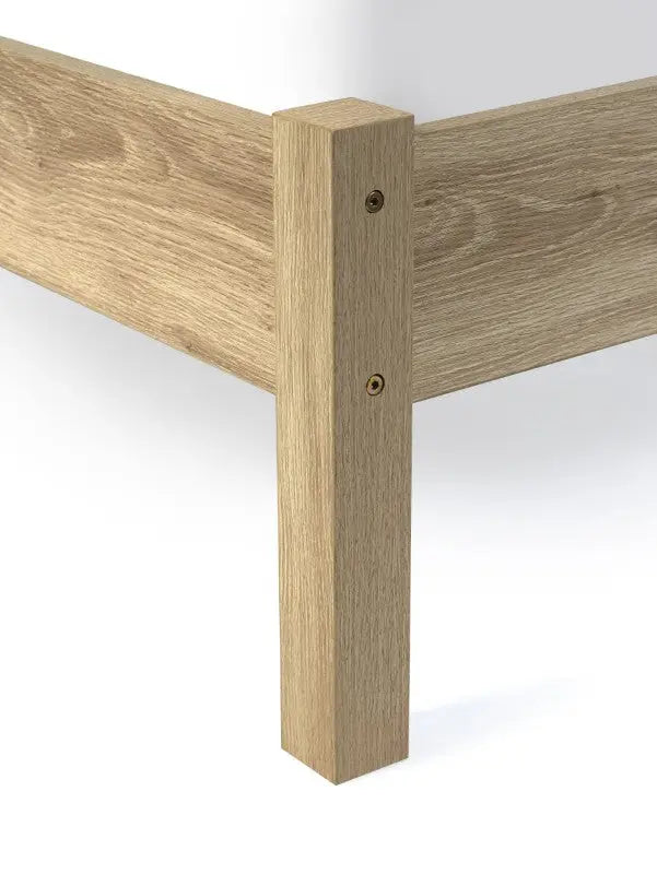 Padstow Rattan 150Cm King Bed - Oak Luxepalace