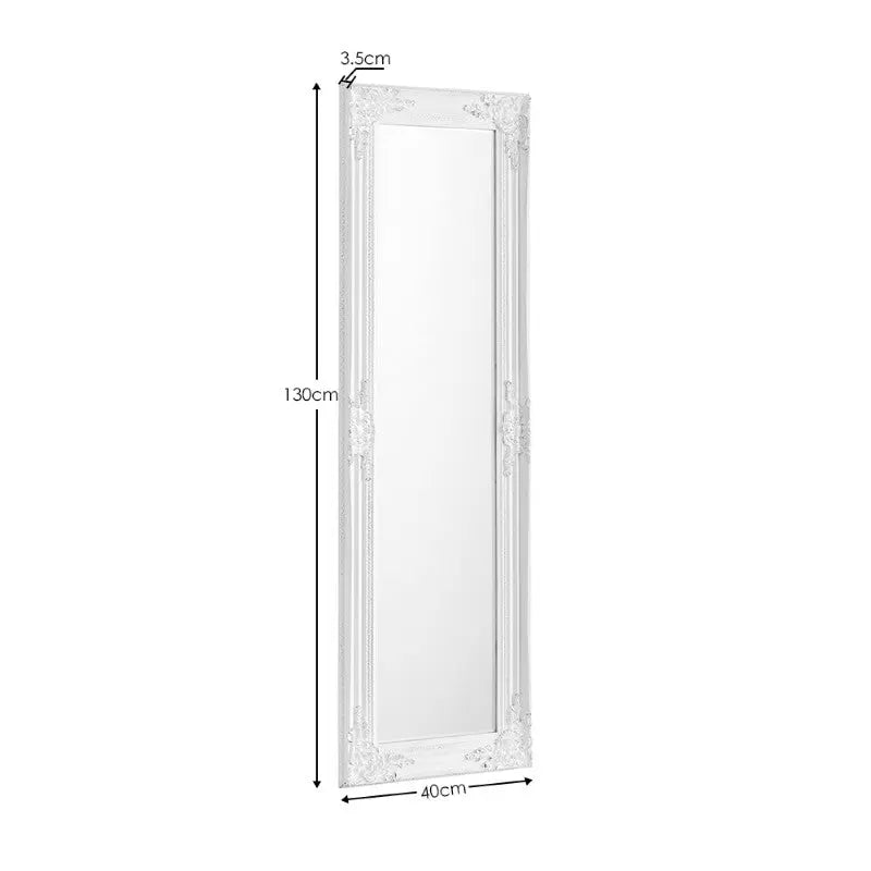 Palais Dress Mirror White Luxepalace