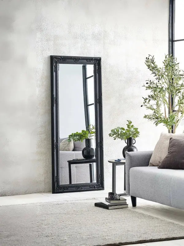 Palais Lean-To Dress Mirror Black Luxepalace