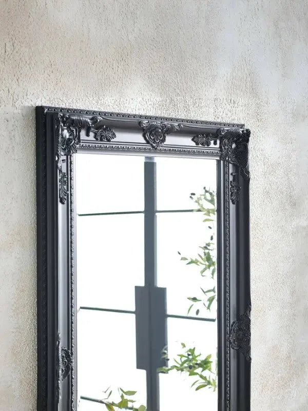Palais Lean-To Dress Mirror Black Luxepalace