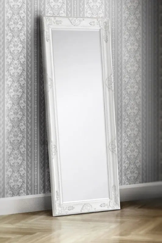 Palais Lean-To Dress Mirror White Luxepalace