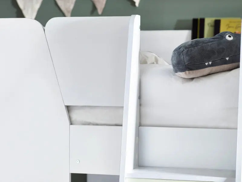 Parsec Bunk Bed All White Luxepalace