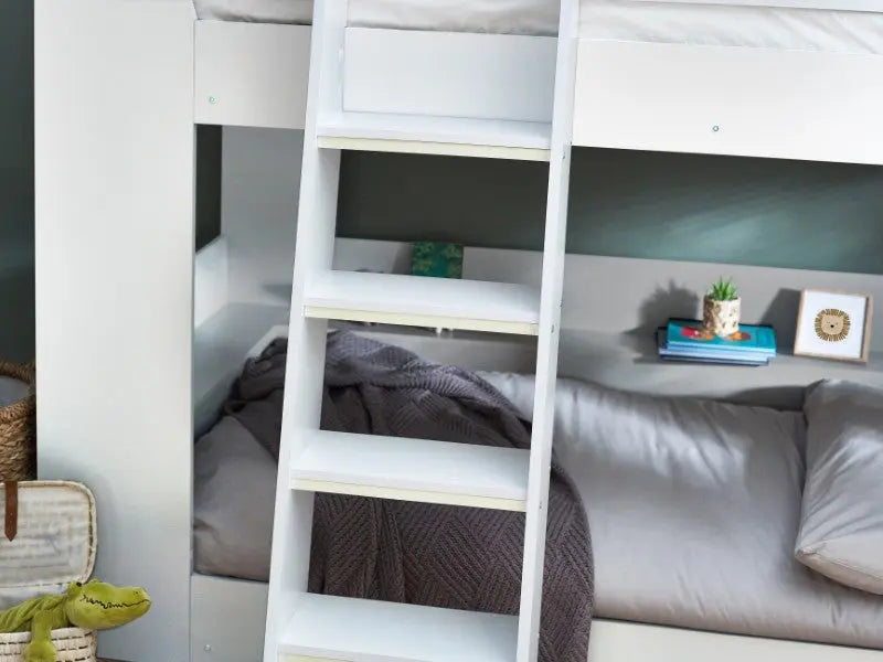 Parsec Bunk Bed All White Luxepalace