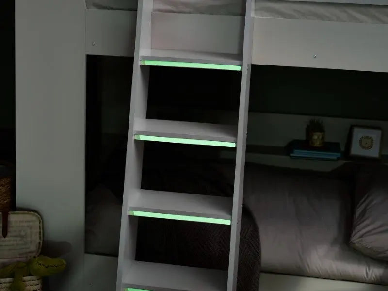 Parsec Bunk Bed All White Luxepalace
