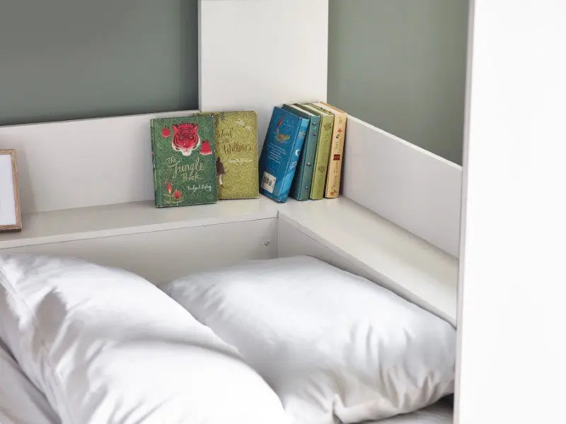Parsec Bunk Bed All White Luxepalace
