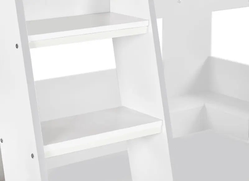 Parsec Bunk Bed All White Luxepalace