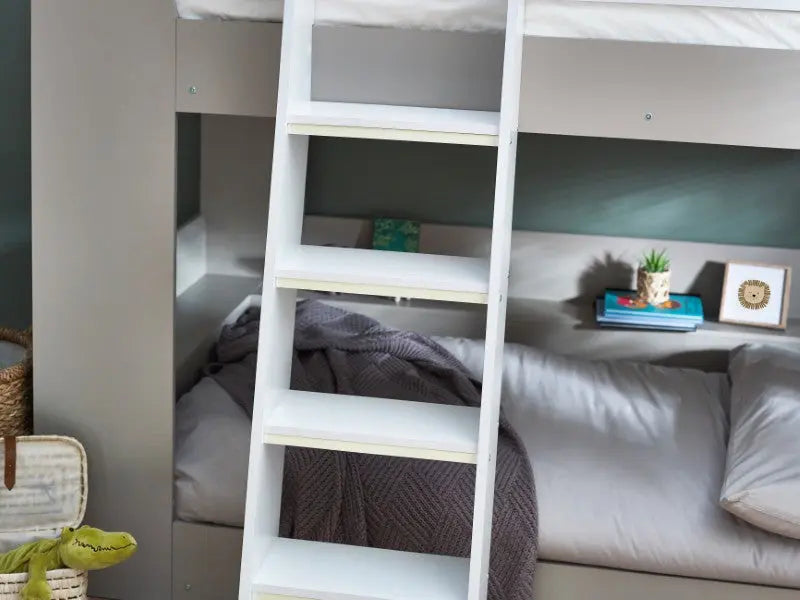 Parsec Bunk Bed Taupe & White Luxepalace
