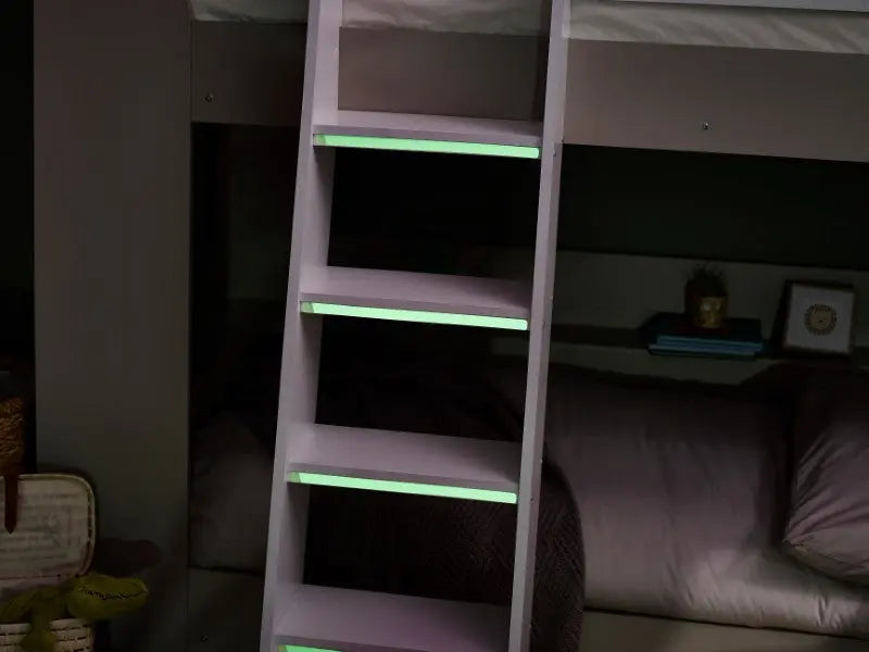 Parsec Bunk Bed Taupe & White Luxepalace