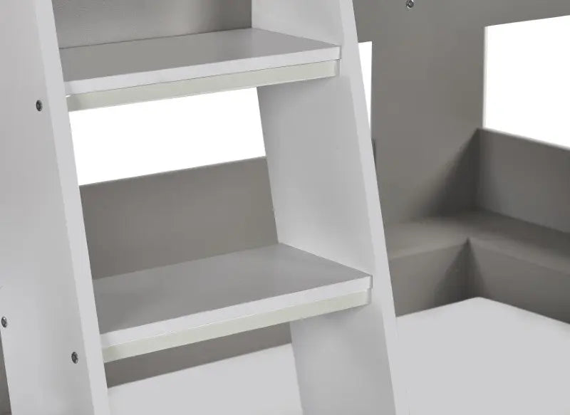 Parsec Bunk Bed Taupe & White Luxepalace