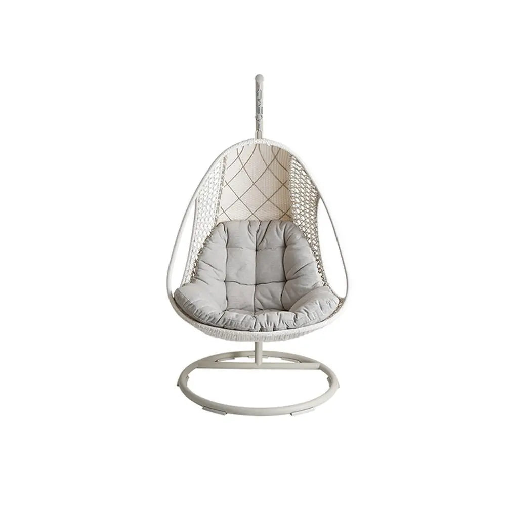 Pearl Rattan Garden Hanging Egg Chair with Stand, Garden Furniture Outdoor/Indoor Luxepalace.co.uk