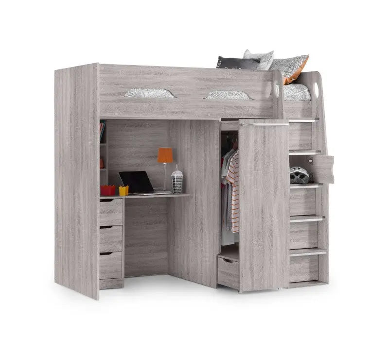 Pegasus Highsleeper Grey Oak Luxepalace