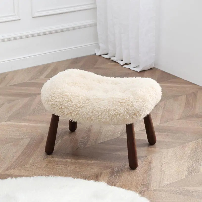 Philip Arc Sheepskin Armchair And Ottoman, Clearance Luxepalace.co.uk