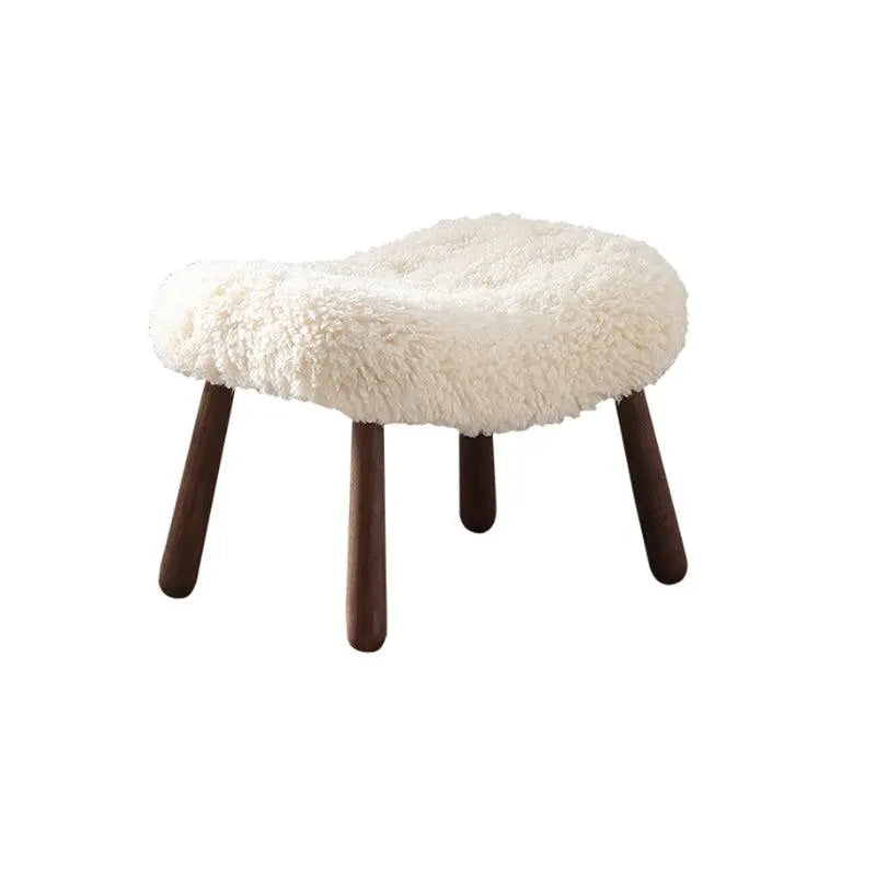Philip Arc Sheepskin Armchair And Ottoman, Clearance Luxepalace.co.uk