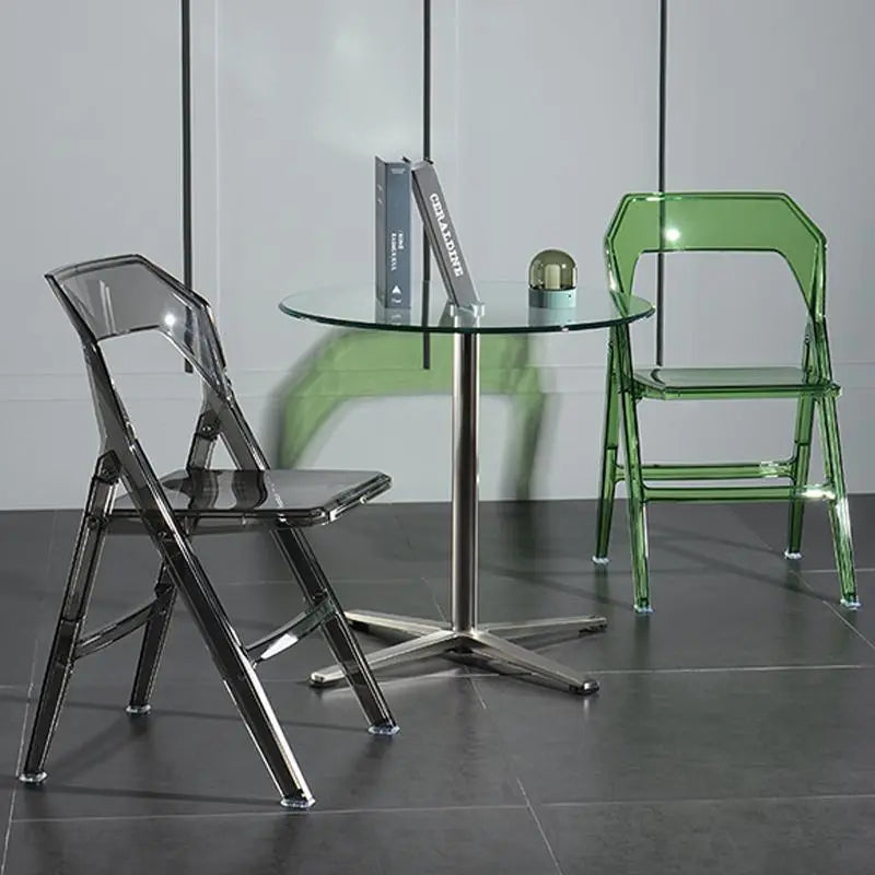 Philippe Starck Style Acrylic Folding Chair Luxepalace.co.uk