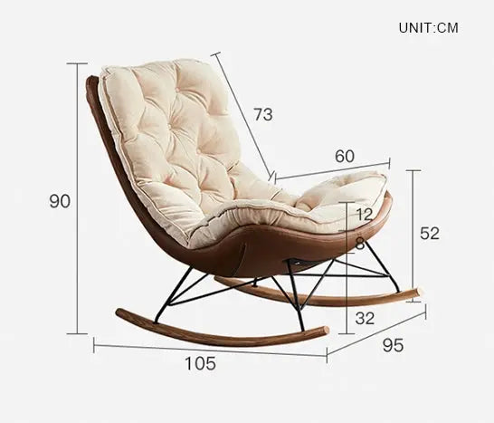 Phoebe Rocking Chair Luxepalace.co.uk
