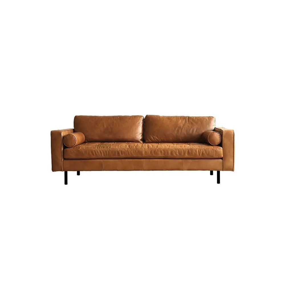 Porto Two Seater Sofa, Real Leather Luxepalace.co.uk