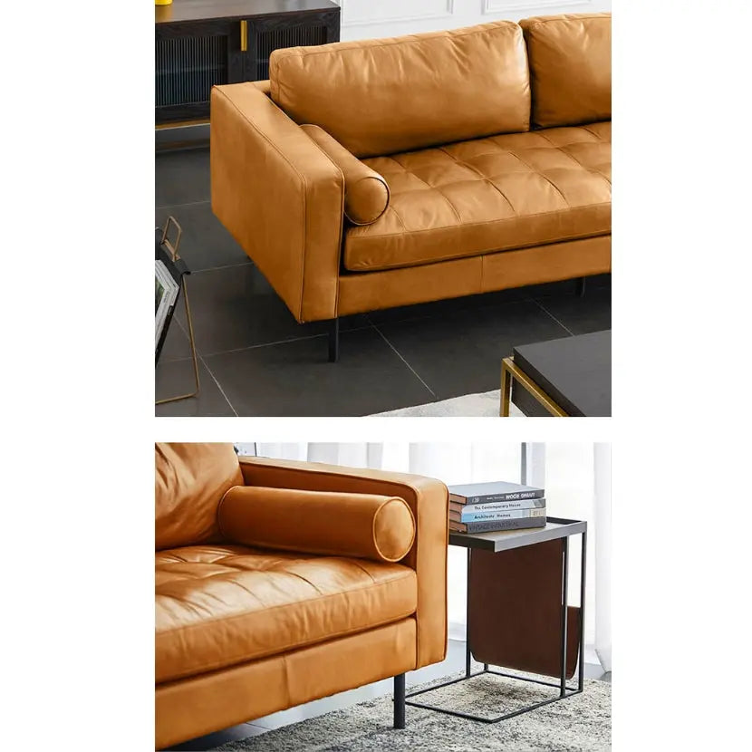 Porto Two Seater Sofa, Real Leather Luxepalace.co.uk