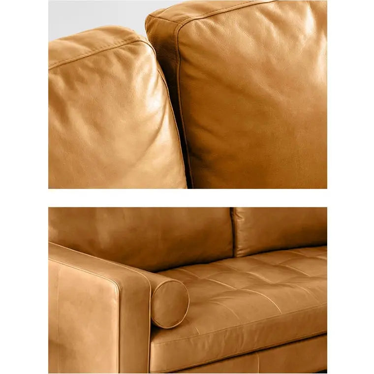 Porto Two Seater Sofa, Real Leather Luxepalace.co.uk