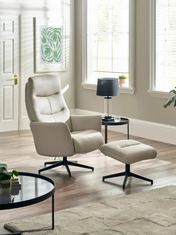Priya Chair and Stool - Grey Luxepalace