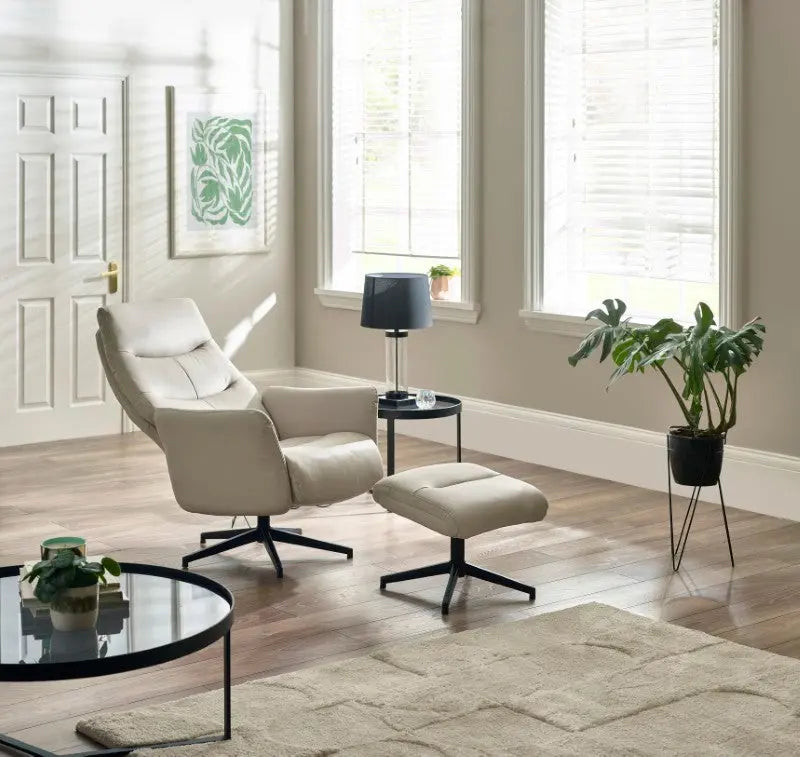 Priya Chair and Stool - Grey Luxepalace