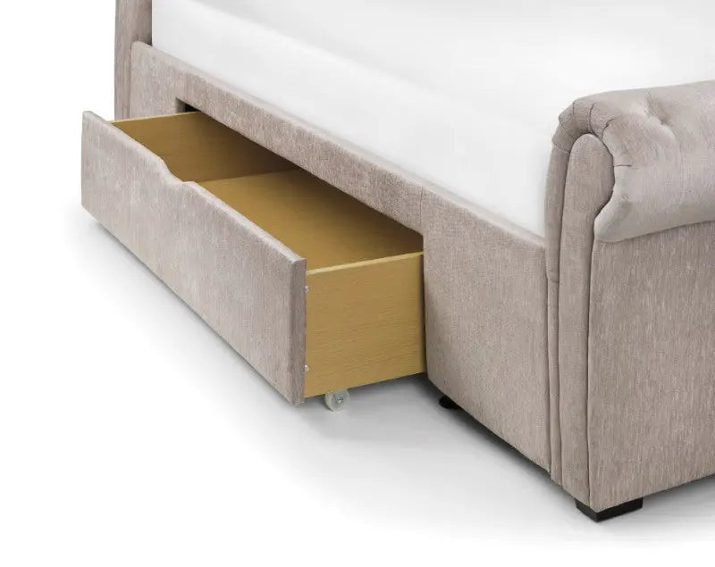 Ravello 2 Drawer Storage 150cm King Bed Luxepalace