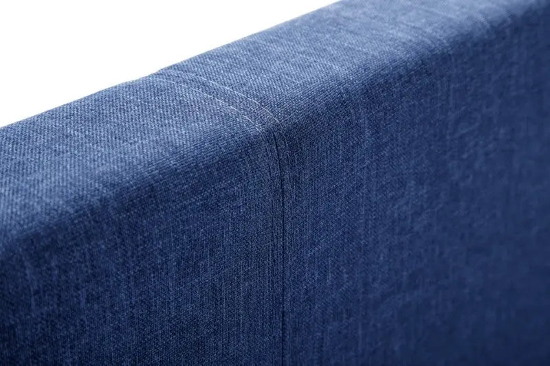 Rialto 135cm Double Bed Dark Blue Luxepalace