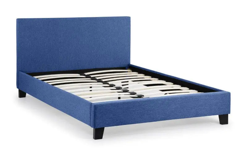 Rialto 150cm King Bed Dark Blue Luxepalace