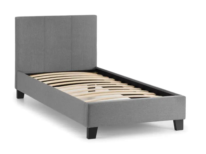 Rialto 90cm Single Bed Light Grey Luxepalace