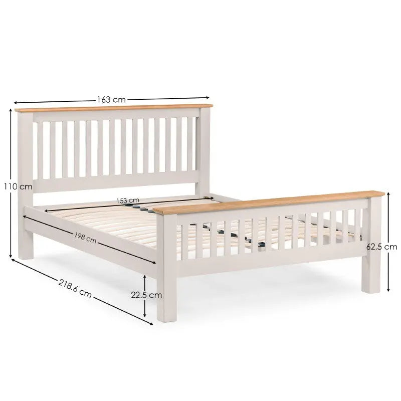 Richmond High Footend 135cm Double Bed Luxepalace