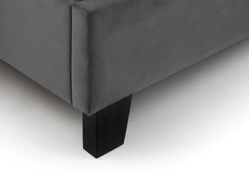 Rosa 150cm King Bed Grey Luxepalace