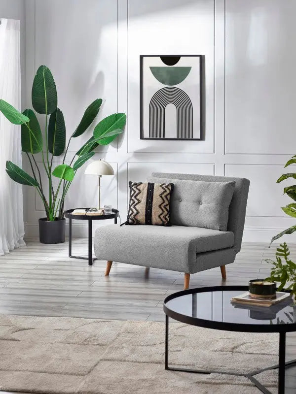 Rowan Single Sofabed - Grey Luxepalace