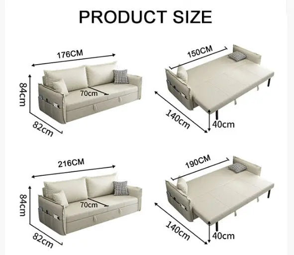 SB172 Two Seater Sofa Bed Luxepalace.co.uk