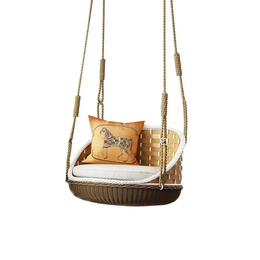 SU121 Swing Hanging Armchair, Outdoor Furniture, Rattan Luxepalace.co.uk