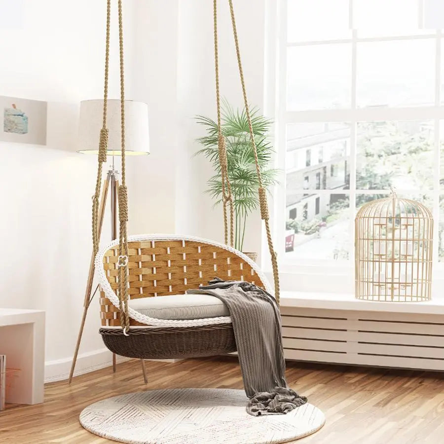 SU121 Swing Hanging Armchair, Outdoor Furniture, Rattan Luxepalace.co.uk
