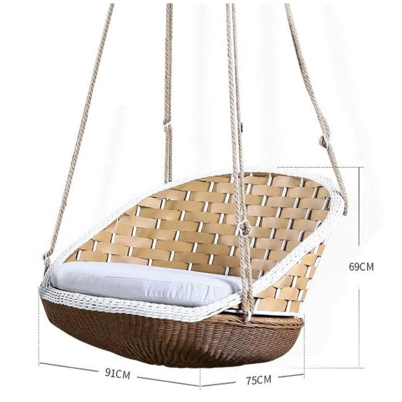 SU121 Swing Hanging Armchair, Outdoor Furniture, Rattan Luxepalace.co.uk