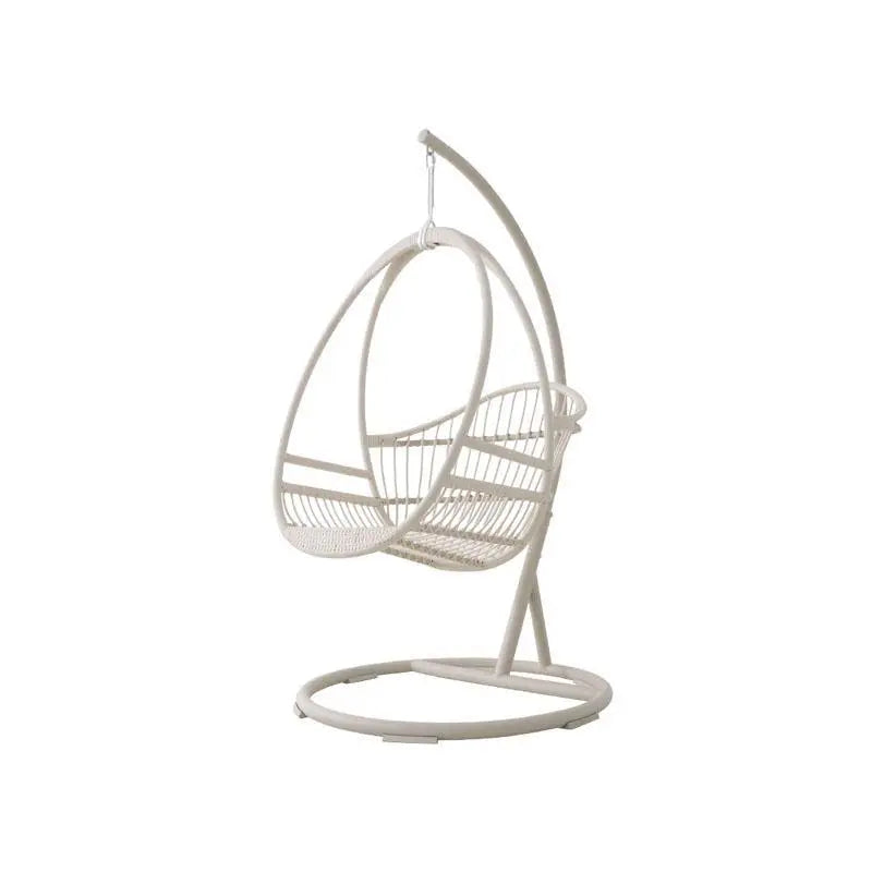 SU1240 Hammock Swing Chair, Indoor/ Outdoor Furniture, White Rattan Luxepalace.co.uk